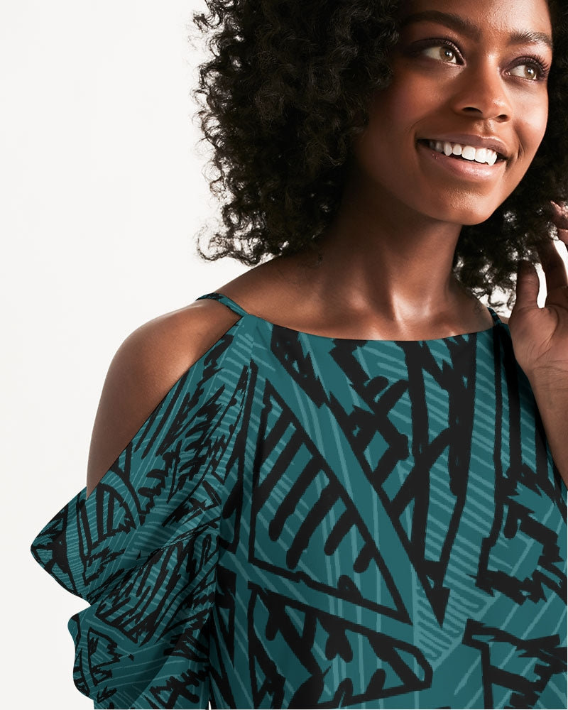 Women's Palm Caye II Open Shoulder A-Line Dress