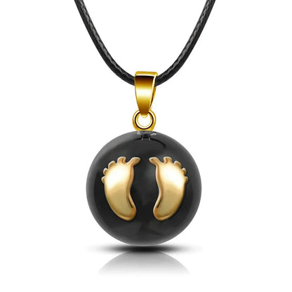 Eudora Harmony Ball Pendant Necklace Pregnancy Chime Ball Mexcian Bola Pendants Wishing Balls Fine Jewelry for Women