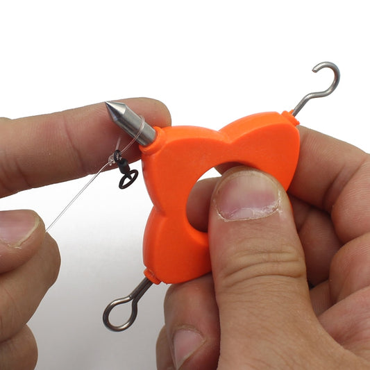 Carp Fishing Tools 4 in 1 Multi Puller Tool for Making and Knotting Knotless Knot Carp Rig Knot Puller Carp Fishing Handy Tackle