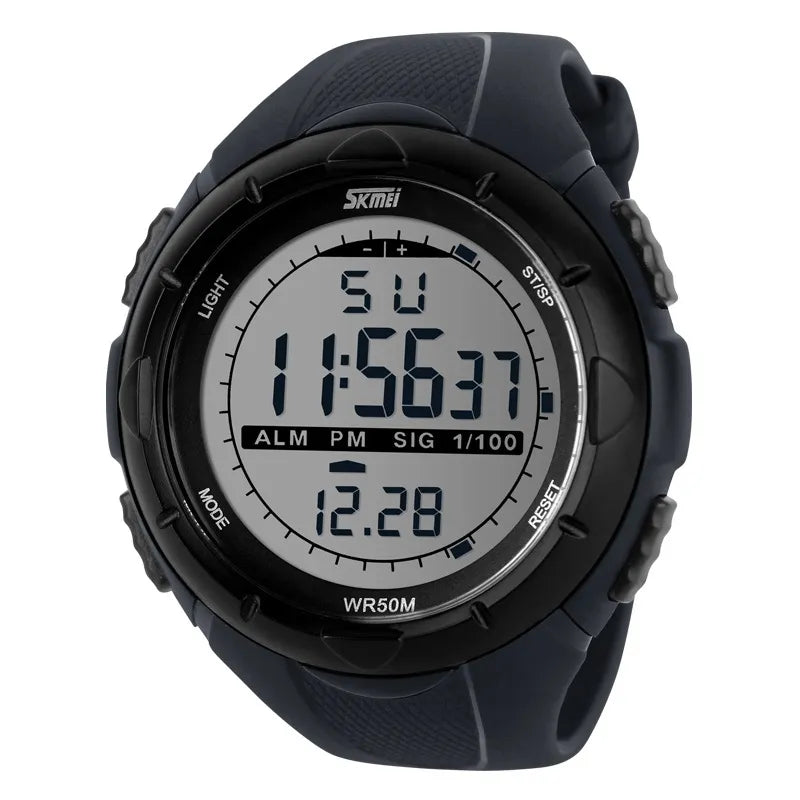 SKMEI Fashion Simple Sport Watch Men Military Watches Alarm Clock Shock Resistant Waterproof Digital Watch Reloj Hombre 1025