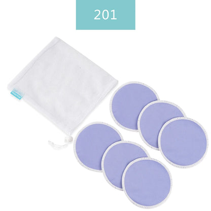 HappyFlute Super Absorbency Bamboo Nursing Pads Mum Use With Laundry Bag Waterproof Washable Feeding Pad Reusable Breast Pads