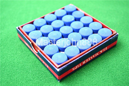 50pcs Glue-On Pool Billiards Snooker Cue Tips 11/12/13mm