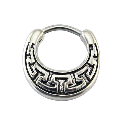 Indian Nose Piercing Septum Clicker Real Clip Rings Piercing Jewelry Septum Tribal Hoop Nose Ring Body Piercing Septo Indiano