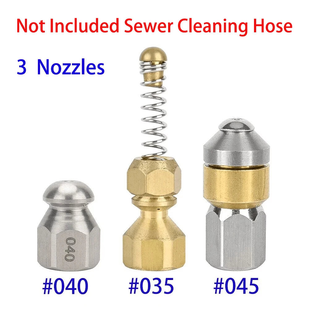 6~20 Meters 2320psi 160bar High Pressure Washer Sewer Drain Water Cleaning Hose Pipe Cleaner for Karcher K2 K3 K4 K5 K6 K7