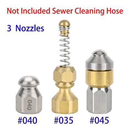 6~20 Meters 2320psi 160bar High Pressure Washer Sewer Drain Water Cleaning Hose Pipe Cleaner for Karcher K2 K3 K4 K5 K6 K7