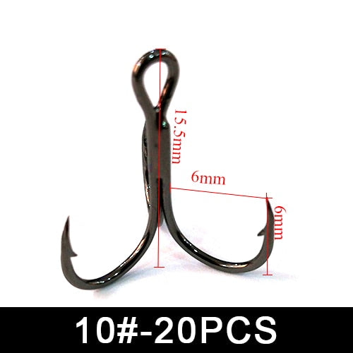 FTK Fishing Hook Baitholder Wobblers Gig Fly Tying Treble Hook Bass Lure Holder Set Saltwater Needle Minnow 15pcs/20pcs