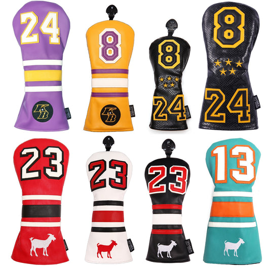 Golf Driver Headcover With Tail for Man Women PU Leather Cartoon Style Lovely Golf Driver Cover