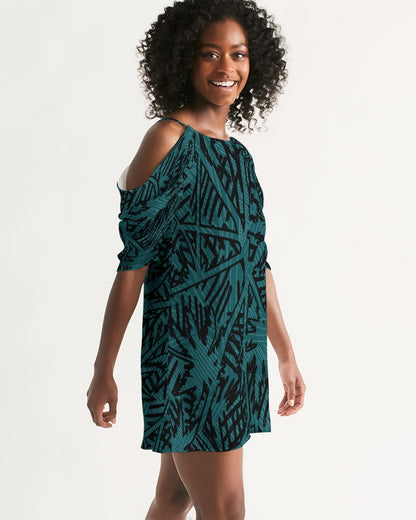 Women's Palm Caye II Open Shoulder A-Line Dress