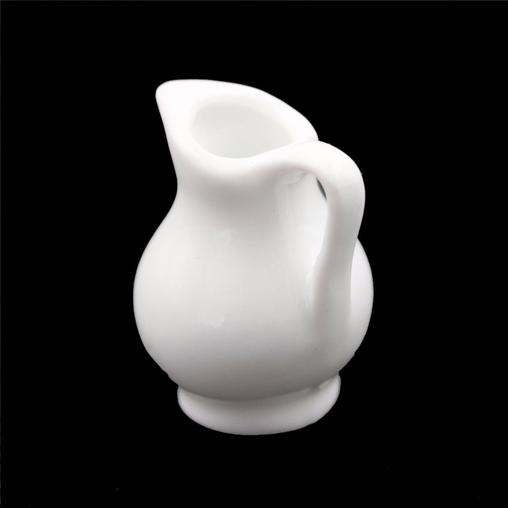 1/2/3/5/7/9pcs/Set Dollhouse Mini Ceramic Porcelain Vase Accessories Doll House Miniatures 1:12 Accessories Decorative Miniature
