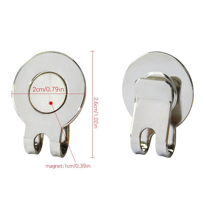 1 Pcs Golf Cap Clip Magnetic Alloy Professional Hat Clip Accessories Hold Golf Mark Drop Ship