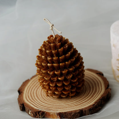Christmas Candle Mold Christmas Tree Pine Cone Snow Snowflake Candle Mold Soap Silicone Mold