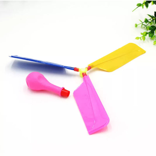 1Pcs Outdoor Toys Flying Inflatable Balloon UFO Traditional Classic Balloon Helicopter Fun Sports Children Play Flying Toys Ball