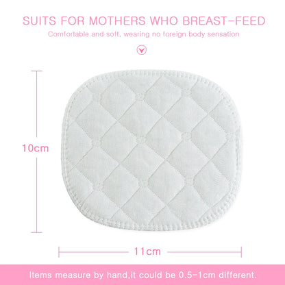 4PCS Multilayer Gauze Reusable Breast Pads Nursing Light Soft Organic Plain Washable Pad Baby Breastfeeding Accessory