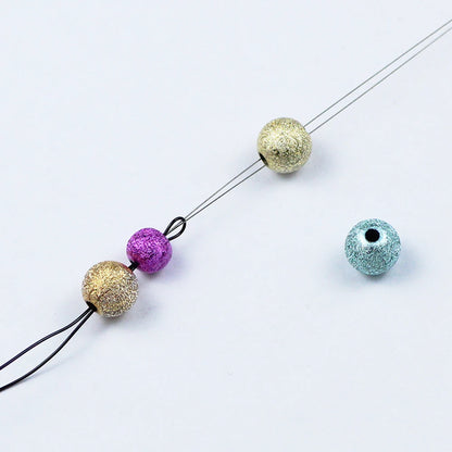 BTFBES 5pcs Central Opening Jewelry Beading Needles Stainless Steel Pins Jewelry Bracelets Handmade Making Beads DIY Accessories
