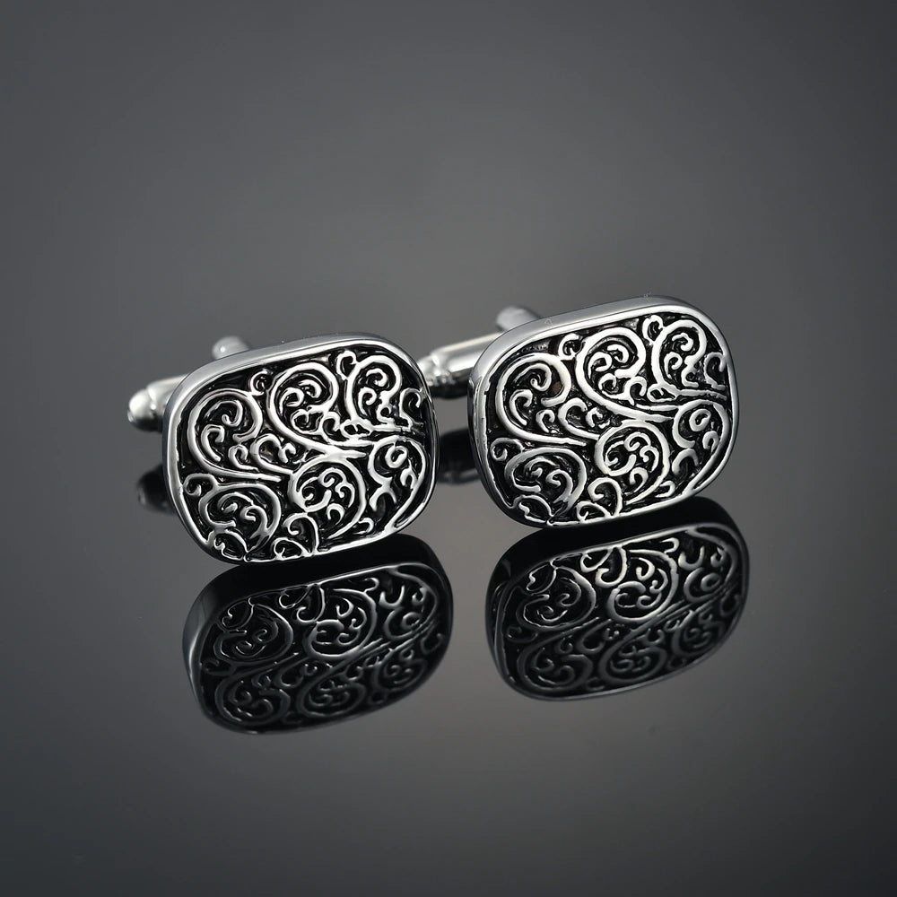 New Arrive Shirt Cufflinks Festival Christmas Cuff Links for Wedding Party Fashion Wooden/Knot/Dragon Men Sleeve Shirt Cufflinks