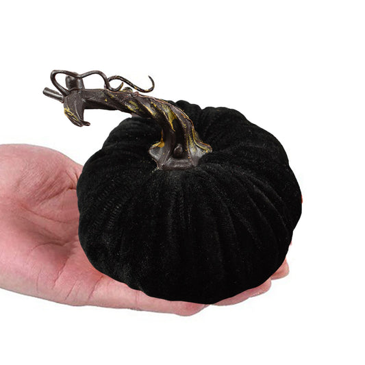 Simulated Vegetables Velvet Pumpkins Exquisite Soft Artificial Pumpkin Thanksgiving Home Decor Halloween Party Decoration