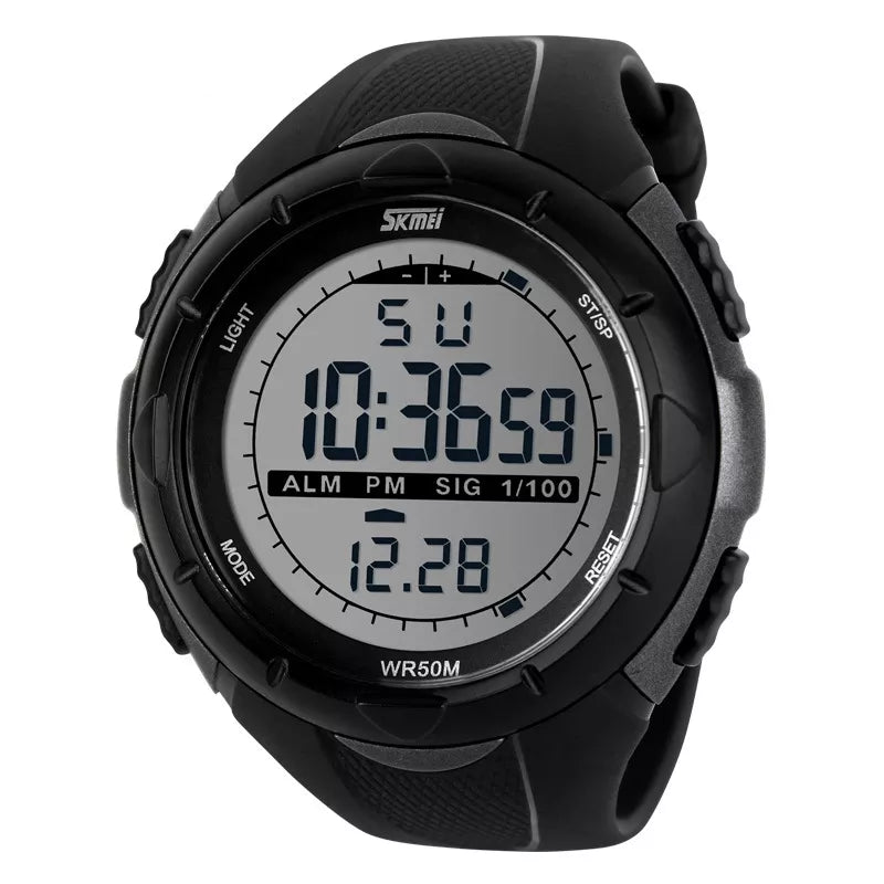 SKMEI Fashion Simple Sport Watch Men Military Watches Alarm Clock Shock Resistant Waterproof Digital Watch Reloj Hombre 1025
