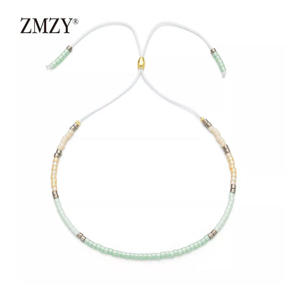 ZMZY Boho Style Miyuki Delica Seed Beads Bracelets for Women Friendship Bracelet Jewelry Colorful Charm Bracelet Femme Handmade