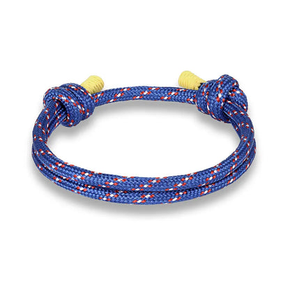 MKENDN New Arrival High Quality Braided Rope Multi-Layer Survival Bracelets Men Trendy Simple Coloful Male Braid Anklets Women