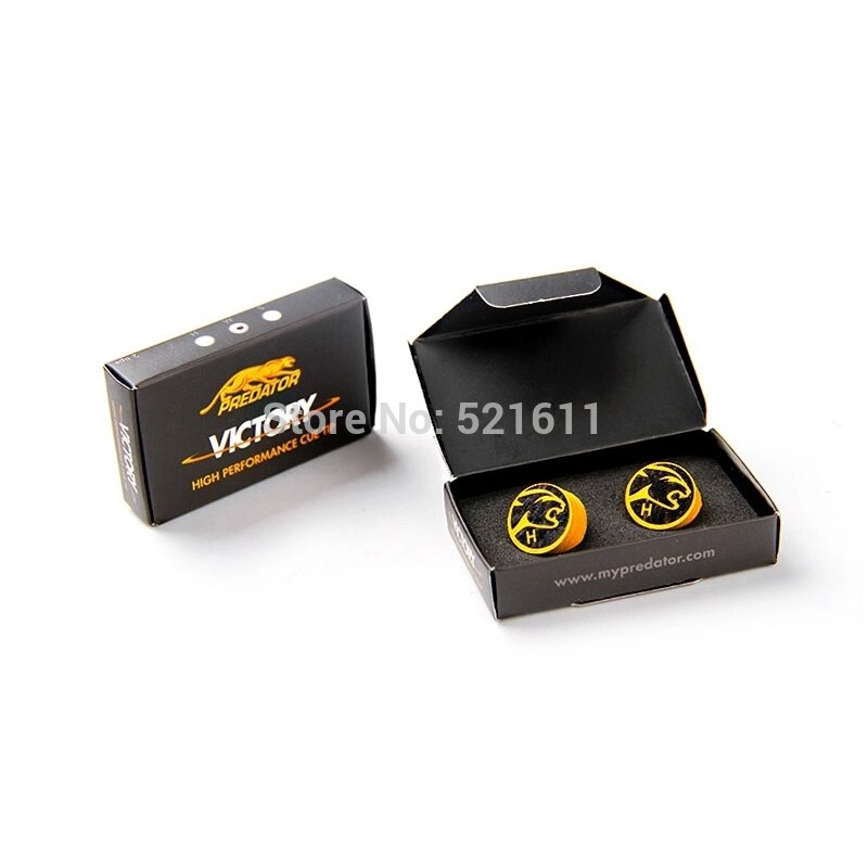 Xmlivet 2pcs/Lot 14mm Billiard Cue Tips Brown Hardness in S/M/H Cue Stick Accessories China