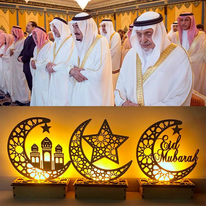 EID Wooden Pendant Eid Mubarak Ramadan Decoration for Home Islamic Muslim Party Decor Kareem Ramadan and Eid Decor Eid AL Adha