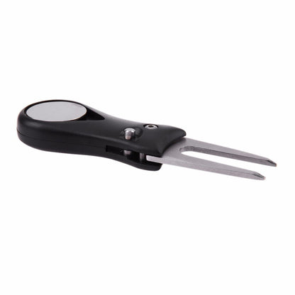 1 Pcs Golf Divot Tool Repair Switchblade Tool Pitch Groove Cleaner Golf Pitchfork Golf Accessories Putting Green Fork Dropship