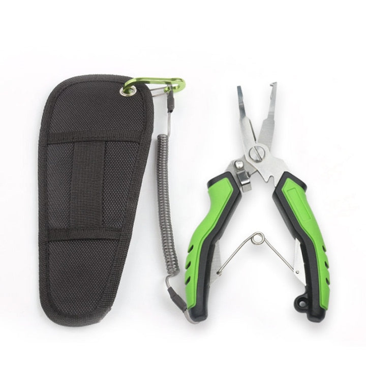 LINNHUE Aluminum Alloy Fishing Pliers Grip Set Split Ring Cutters Line Hook Recover Fishing Tackle High Quality Fishing Tool