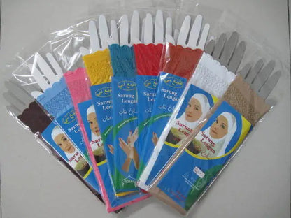 Islamic Muslim Sleeves Gloves Arm Cover Hijab Stretchy Fabric Arab Sleeves New Elastic Sun Protection Arm Warmer Middle East