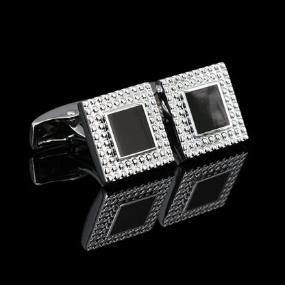 French Shirt Cufflink for Mens Brand Designer Cuffs Button Male Silver High Quality Luxury Wedding Jewelry Father's Day