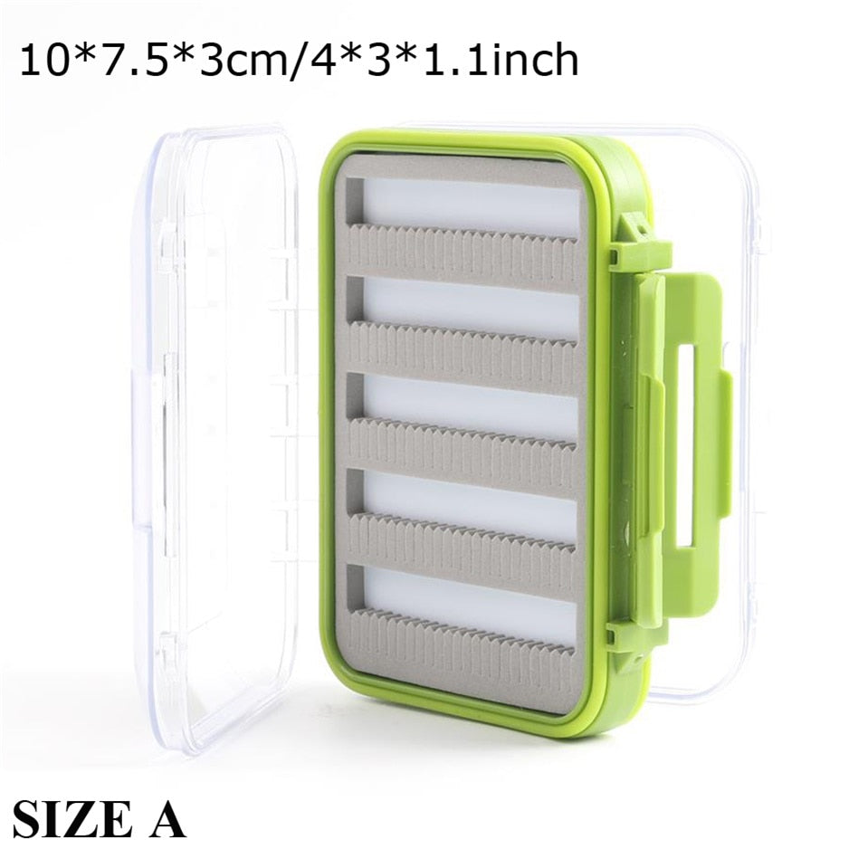 Maximumcatch Fly Box Waterproof Slit Foam High Density 4 Size Fly Fishing Tackle Box