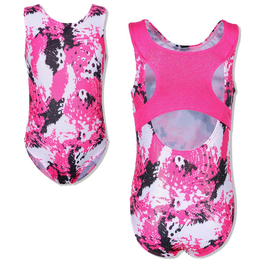 BAOHULU Sleeveless Girls Gymnastic Leotards Tank for 3-12y Kids Children Girl