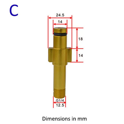 Pressure Washer Gun Lance Bayonet Adapter Snow Foam Lance Adapter High Pressure Car Washer Foam Gun Nozzle Connector for Karcher