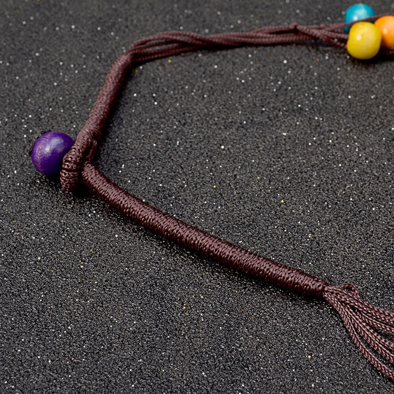UDDEIN Bohemian Maxi Necklace for Women Party Jewelry Multi Layer Wood Tassel Pendant Statement Choker Flower Necklace Collar