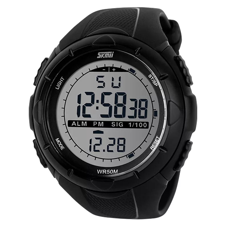 SKMEI Fashion Simple Sport Watch Men Military Watches Alarm Clock Shock Resistant Waterproof Digital Watch Reloj Hombre 1025