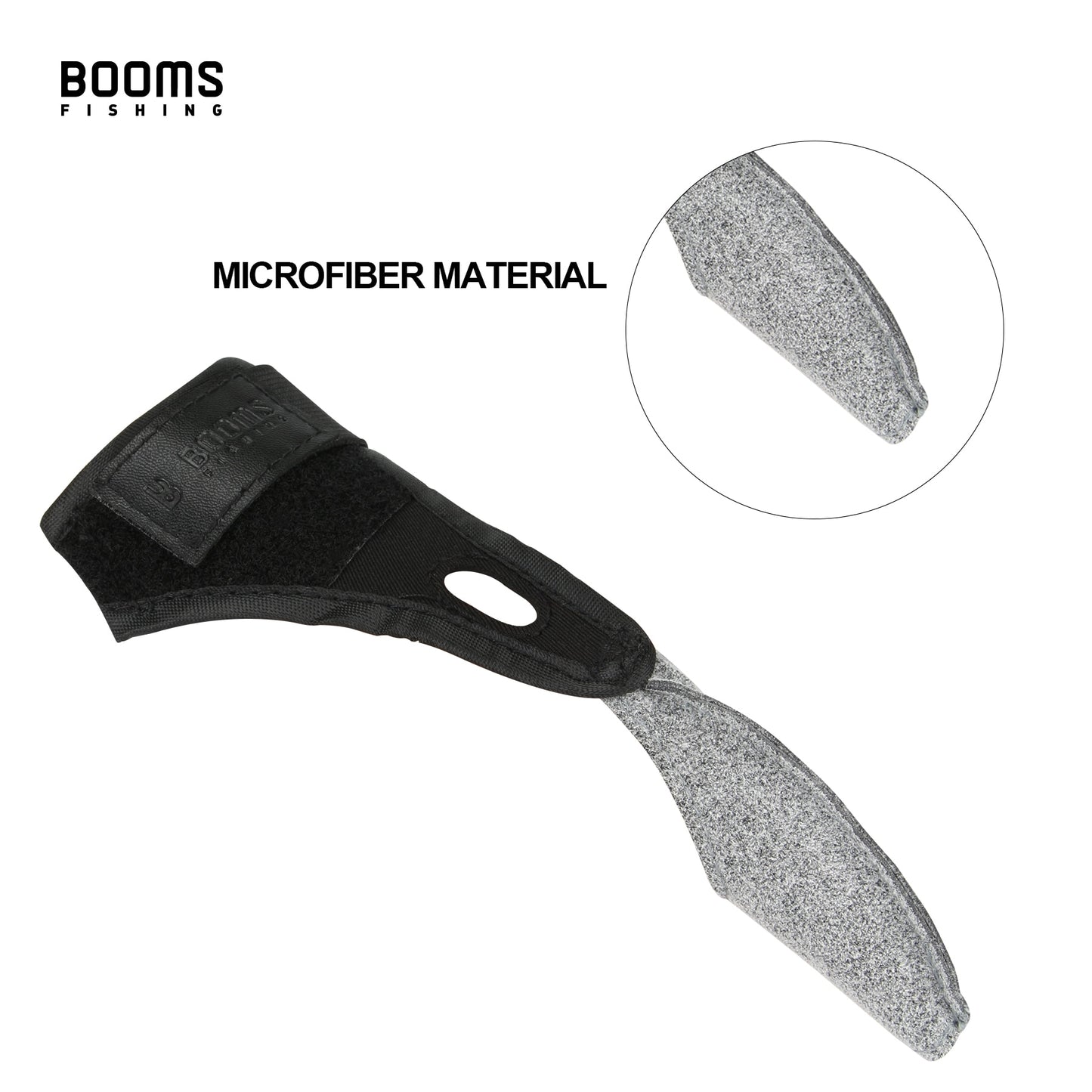 Booms Fishing FG1 Single Finger Protector Fly Fishing Gloves Non-Slip Breathable, Surf Casting Glove Fishing Tools  Accessories