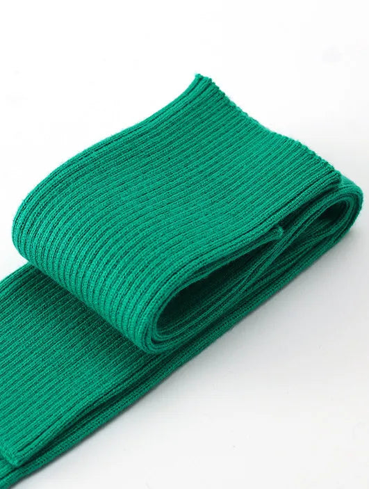 Sparsil Women Winter Arm Warmers Cashmere Fingerless Long Gloves Solid Warm Mittens Elbow Thread Knitted Sleeves 50cm Glove