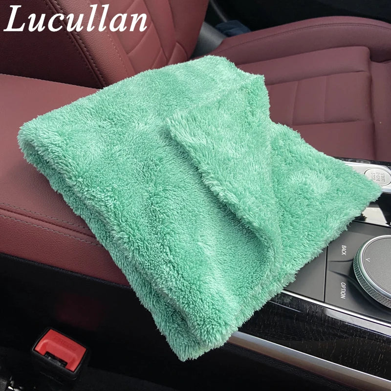 BEST!!!Plush Microfiber Edgeless Towel 16"X16" 100% Scratch Perfect for Auto Detailing,Washing,Interior Cleaning
