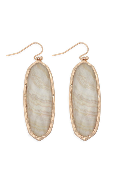 Ae0341 - Printed Epoxy Earrings