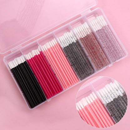 Eyelash Extension Set With Box Lashes Micro Brush Tape Glue Ring Eye Pad Disposable Mascara Applicator Eyelashes Tool