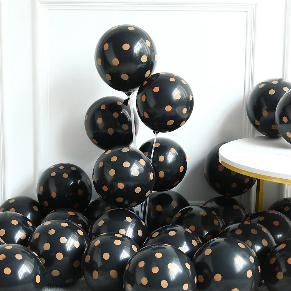 10pcs Halloween Pumpkin Latex Balloons Skeleton Bat Black Cat Ghost Helium Balloon Halloween Party Home Decoration Kids Toys