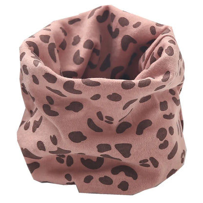 New Autumn Winter Girls Cotton Scarf Kids Scarf Bibs LIC Boys Girls Scarves Lovely Kids Collar Children Bufandas O Ring Scarf