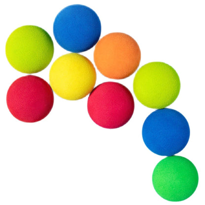 10Pcs/Lot EVA Foam Golf Balls Soft Sponge Balls for Outdoor Golf Swing Practice Balls for Golf/Tennis Training Solid 7 Colors
