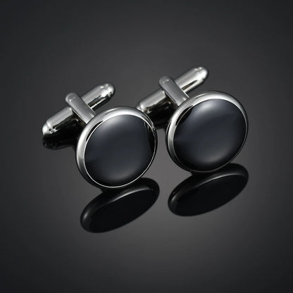 French Shirt Cufflink for Mens Brand Designer Cuffs Button Male Silver High Quality Luxury Wedding Jewelry Father's Day