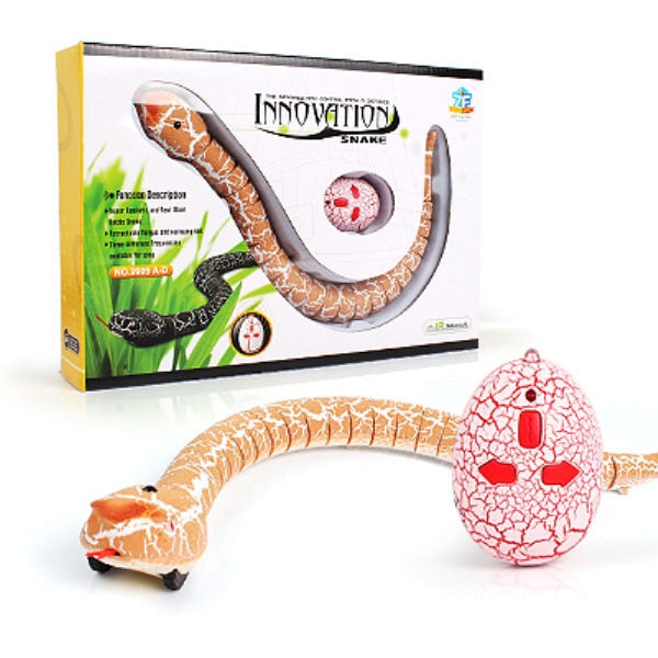 Novelty Rc Snake Naja Cobra Viper Remote Control Robot Animal Toy With USB Cable Funny Terrifying Christmas Kids
