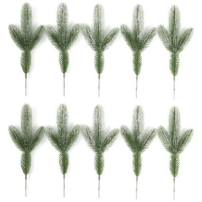 18cm Artificial Pine Branch Ornament Christmas Decoration Christmas Decorative Flower Xmas Decor Christmas Tree Accessories