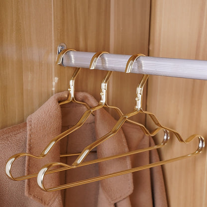 10Pcs Clothing Hangers Metal Clothes Hngers Anti-Slip Aluminium Alloy Drying Rac