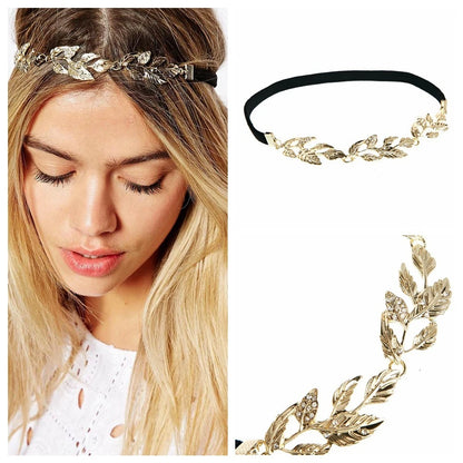 Boho Draping Crystal Bride Hair Accesories New Fashion Elegant  Head Chain Hair Jewelry Wedding Hairstyles Headpiece