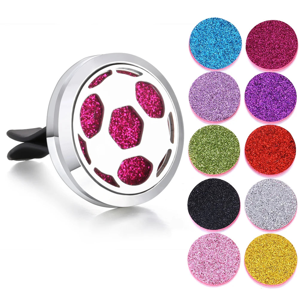 New Aromatherapy Jewelry Car Perfume Air Freshener Car Clip Tree of Life Aroma Essential Oil Diffuser Necklace Locket Pendants