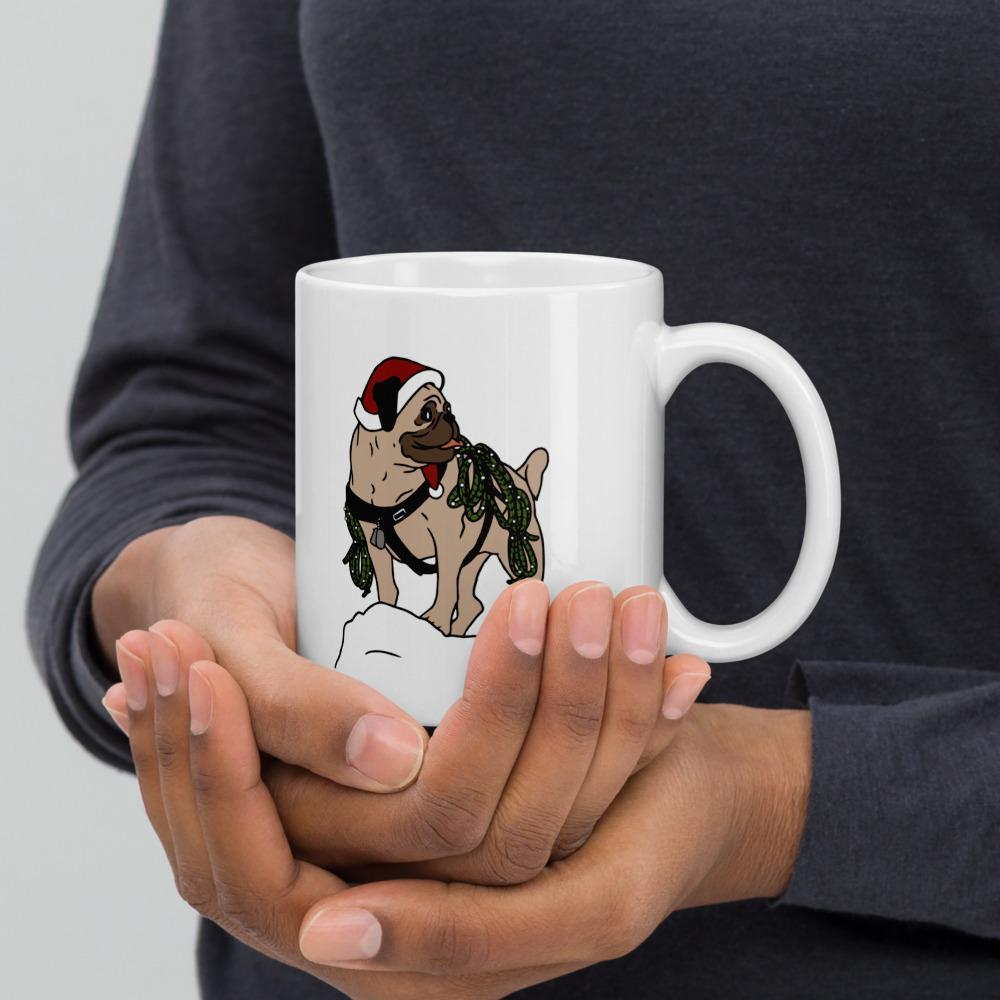 Vinny the Pug Christmas Mug #3