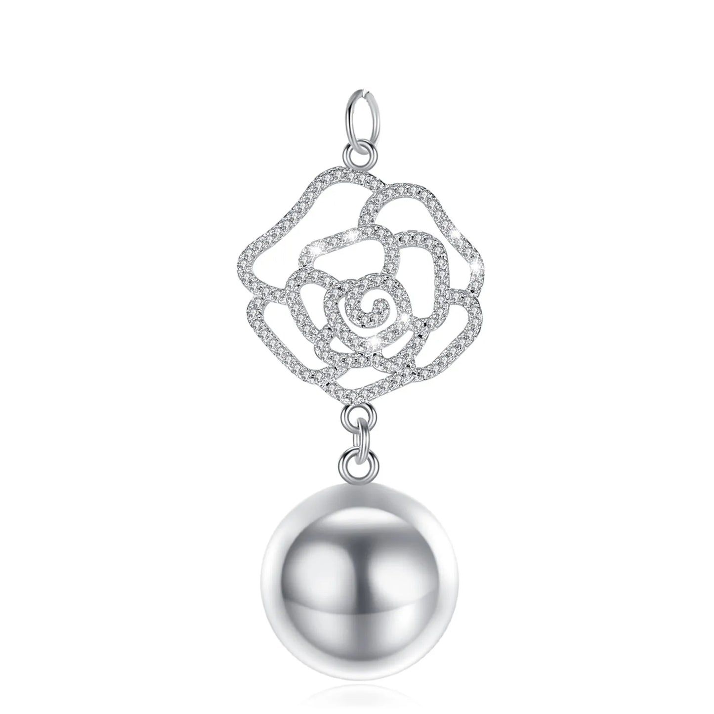 Eudora Harmony Ball Pendant Necklace Pregnancy Chime Ball Mexcian Bola Pendants Wishing Balls Fine Jewelry for Women